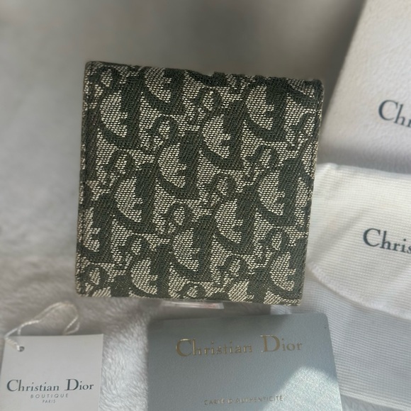 Christian Dior Trotter Trifold Wallet w/ Box & Dust Bag - EUC - Picture 2 of 8